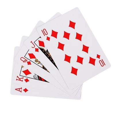 Waterproof Texas Stock Playing Card With Box Pvc Game Card Poker For Casino High Quality