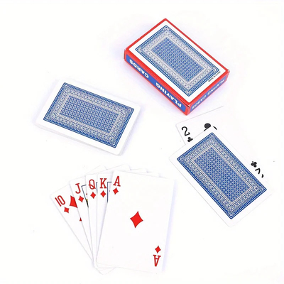 Custom Design LOGO Poker Deck Game Waterproof PVC Plastic Poker Playing Cards With Box